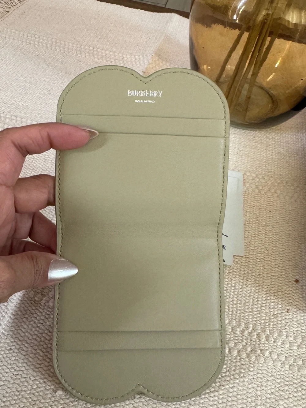 Burberry Blush Heart-Edge Card Case
